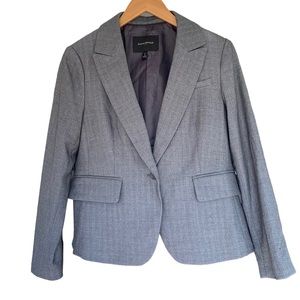 Banana Republic Women's Grey Blazer Size 8  Petite